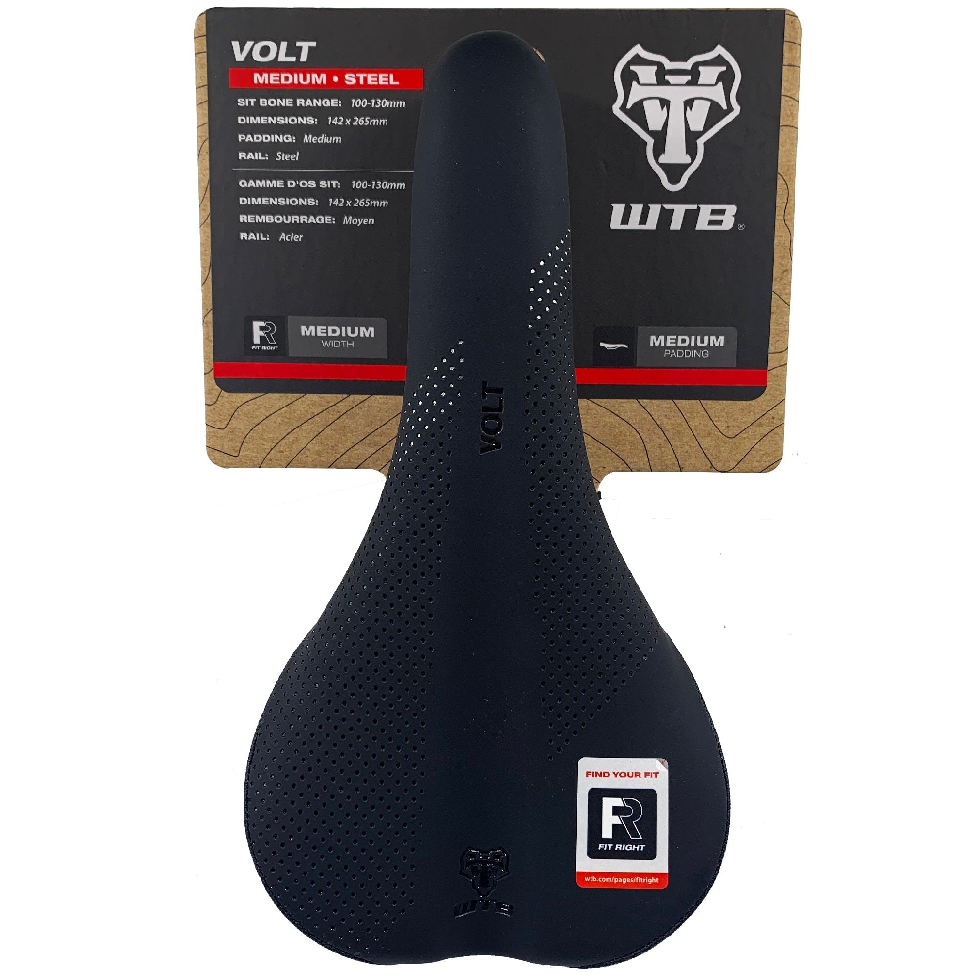 WTB Volt Steel Rail Saddle - The Bikesmiths