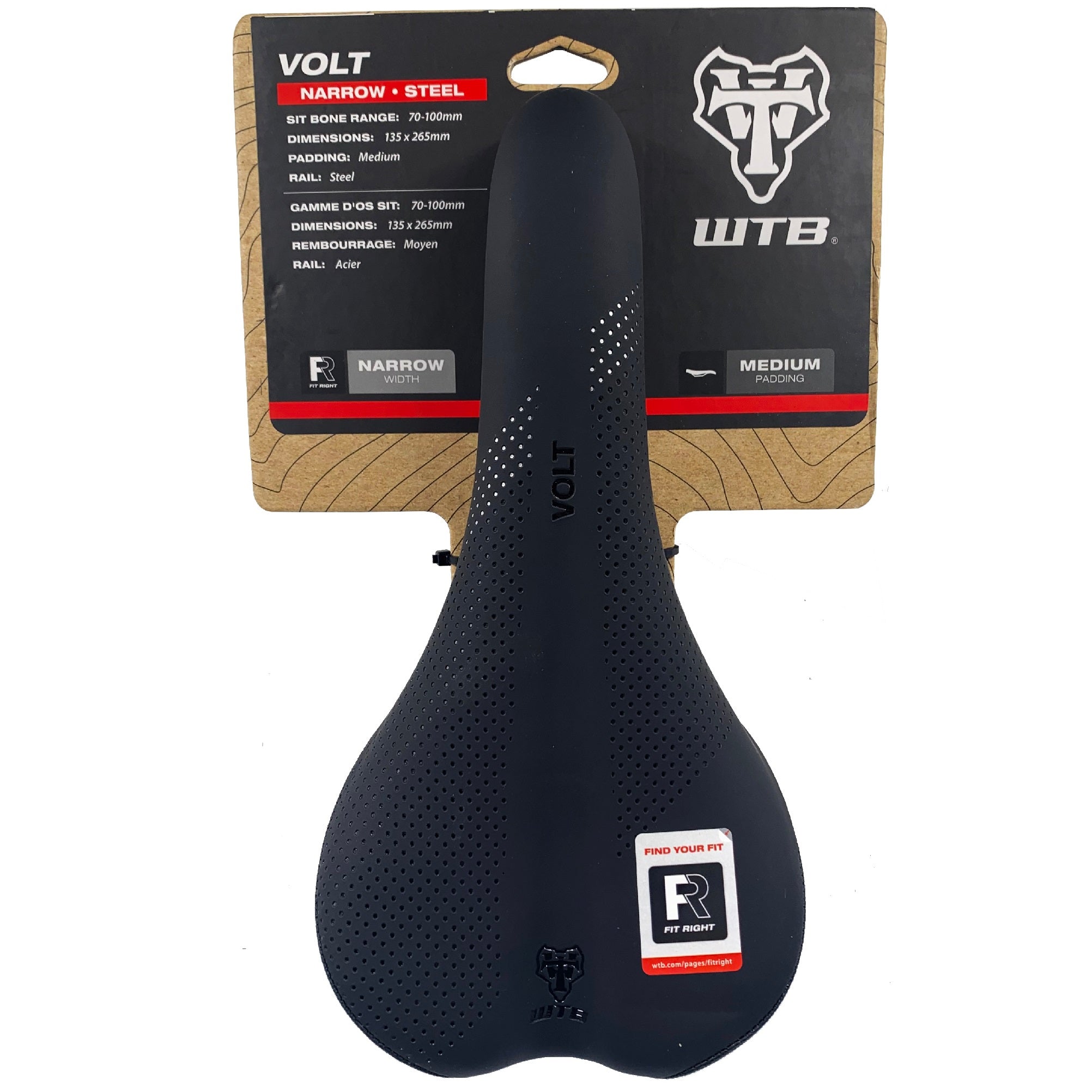 WTB Volt Steel Rail Saddle