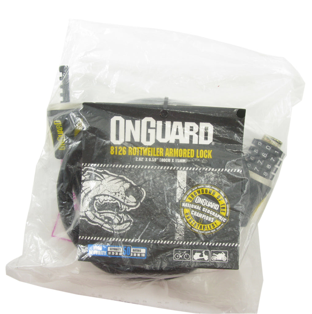OnGuard 8126 Rottweiler Combination Cable Lock - TheBikesmiths