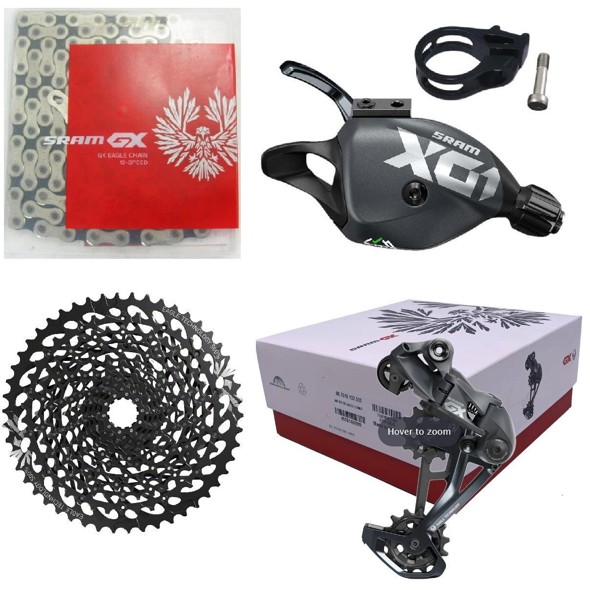 SRAM GX 12-speed Group with X01 Single Click Shifter - The Bikesmiths