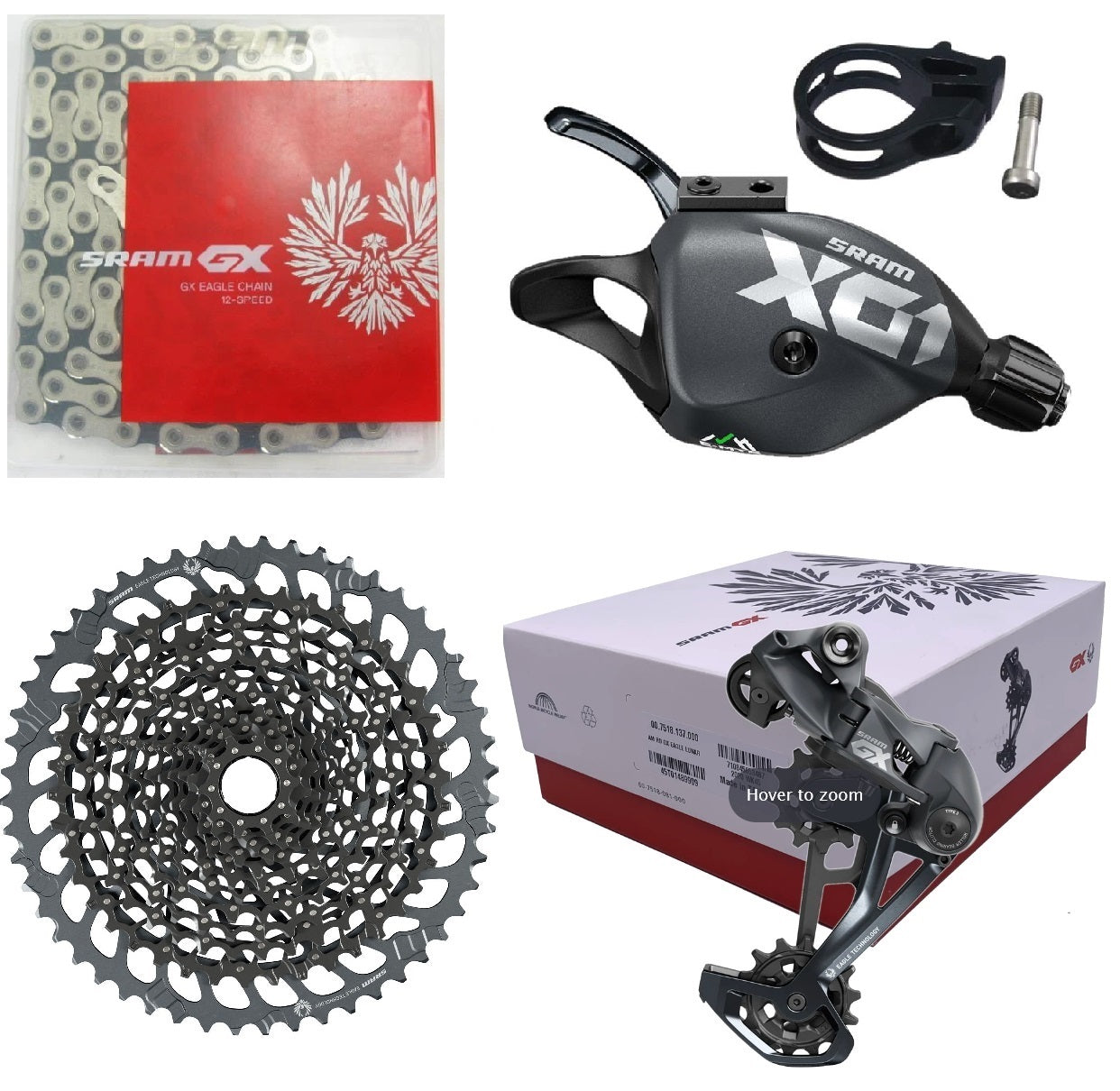 SRAM GX 12-speed Group with X01 Single Click Shifter