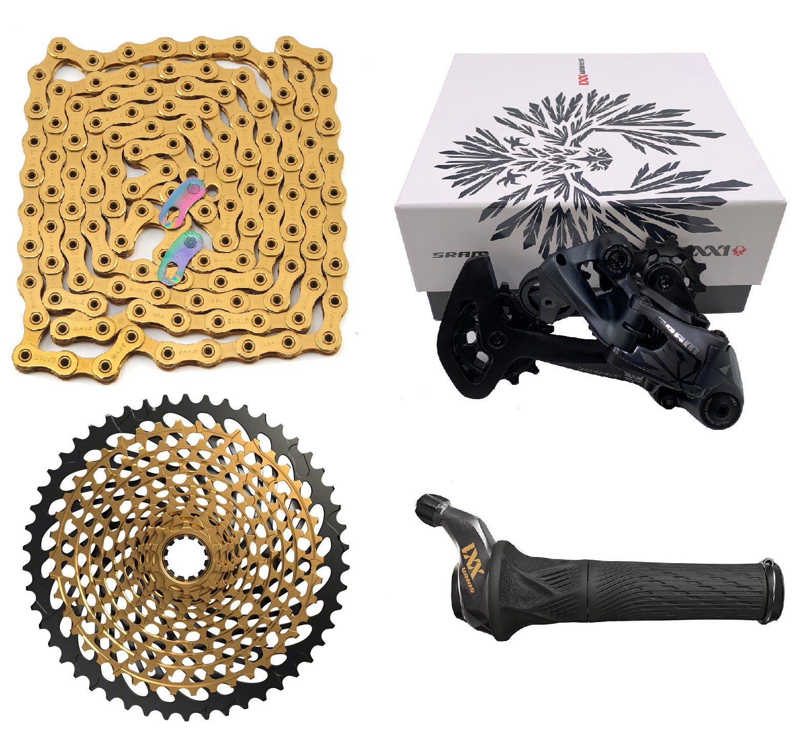 SRAM XX1 Eagle 12 Speed 4 Piece Grip Shift Groupset - The Bikesmiths