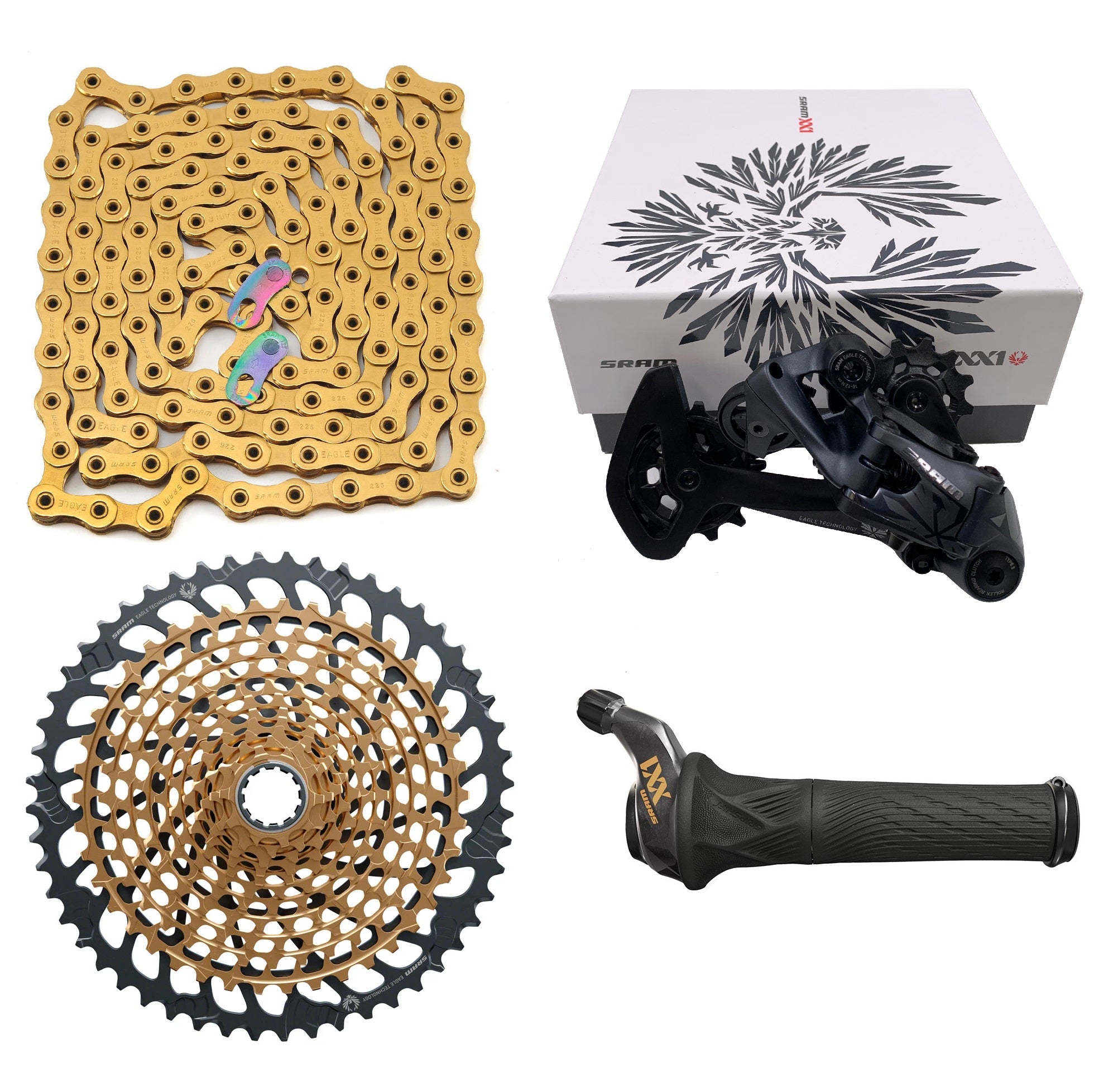 SRAM XX1 Eagle 12 Speed 4 Piece Grip Shift Groupset