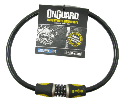 Image of OnGuard 8126 Rottweiler Combination Cable Lock - TheBikesmiths